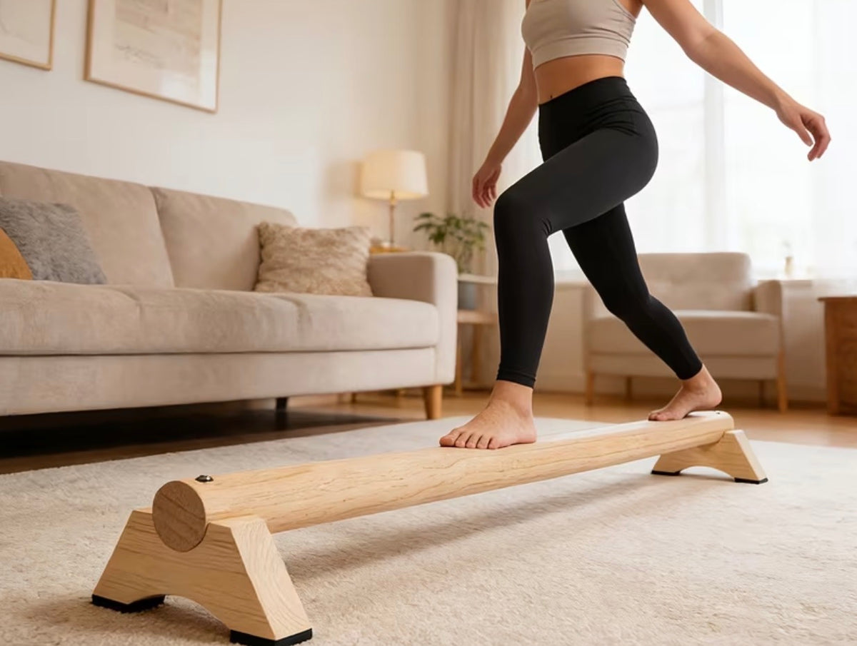 Kinder-Balancierbalken aus Holz – spielerisch Balance, Motorik & Selbstvertrauen fördern