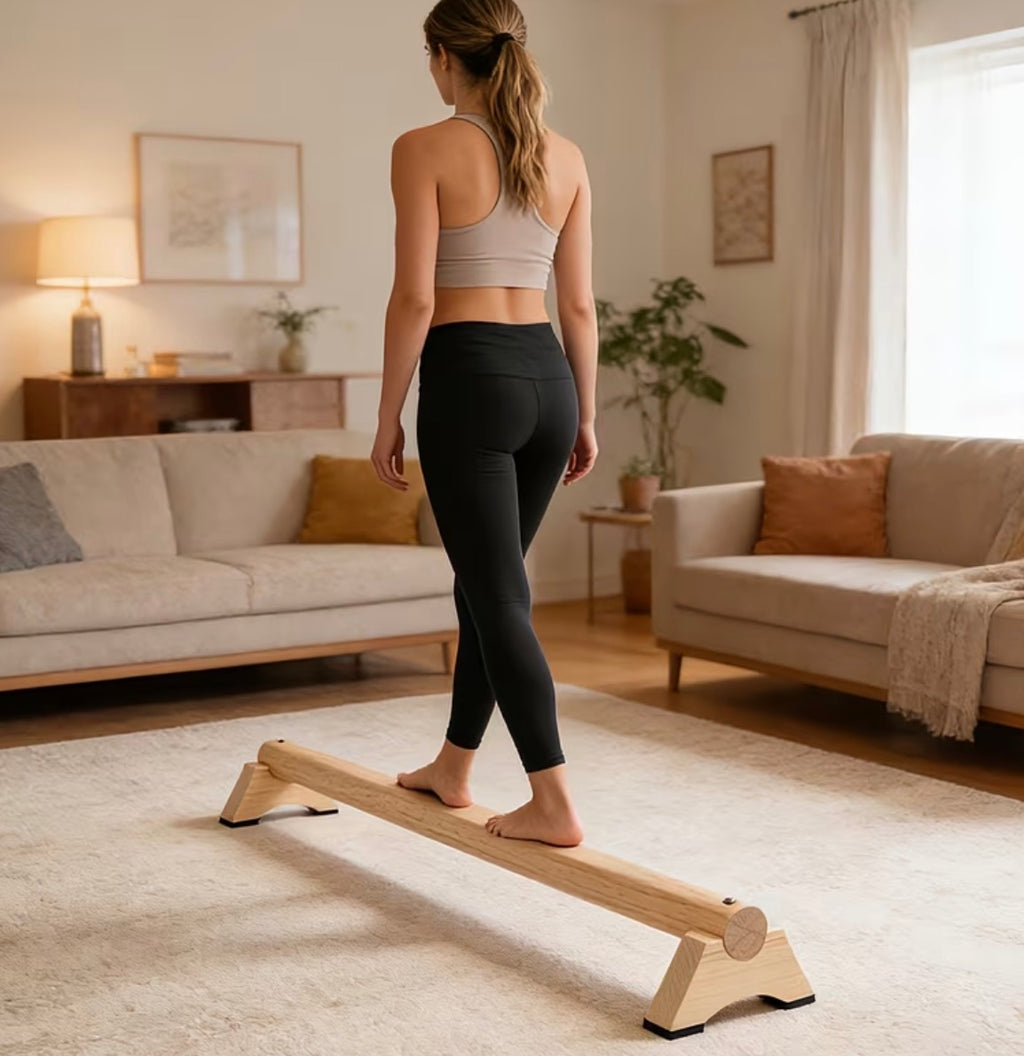 Kinder-Balancierbalken aus Holz – spielerisch Balance, Motorik & Selbstvertrauen fördern