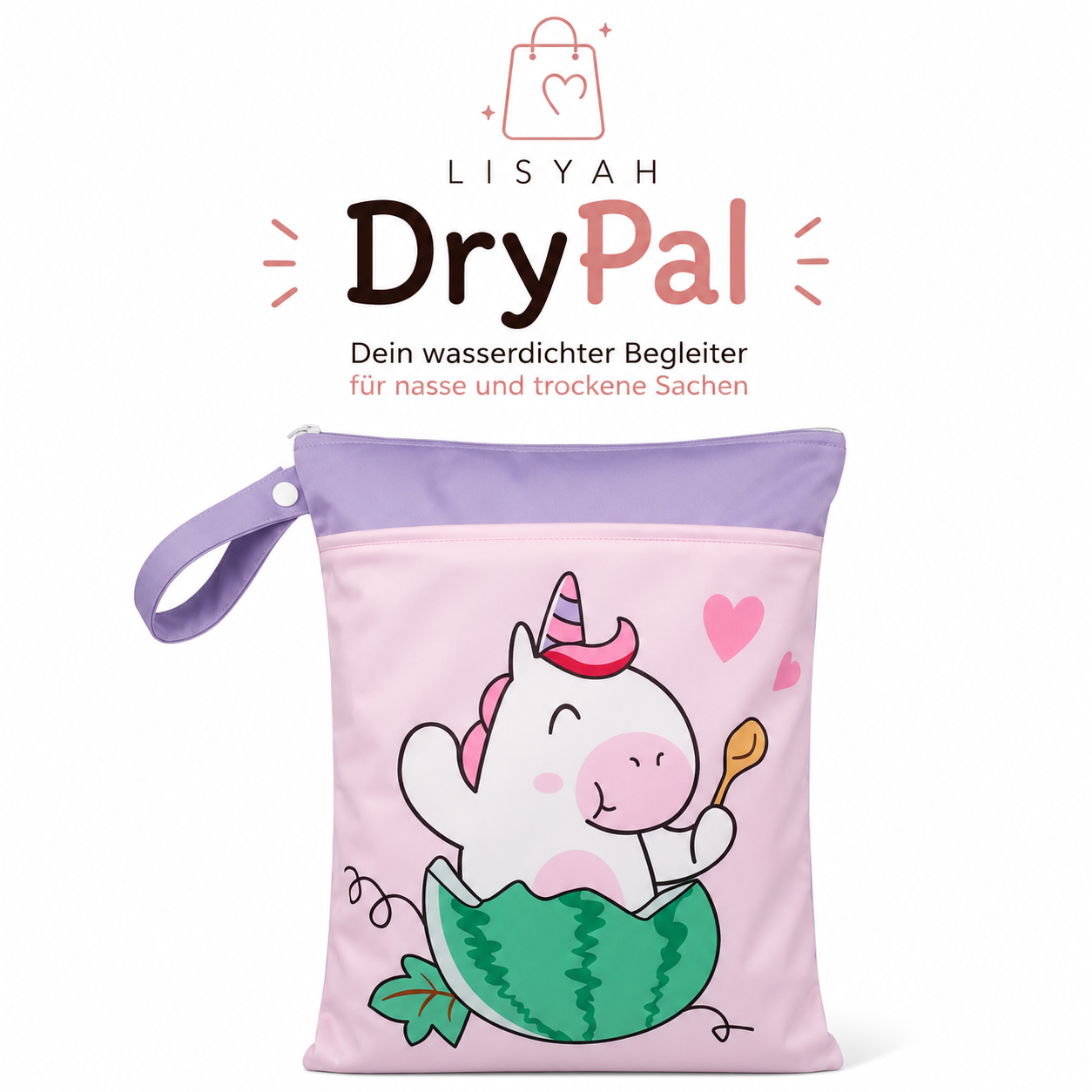 DryPal Schwimmbeutel Einhorn